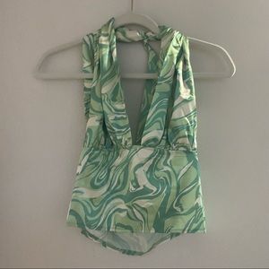 Cutest silky tie neck top ❤️